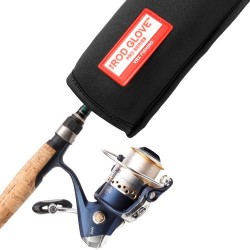 Rod Glove Pro Series Neoprene Fishing Rod Spinning Sleve Extra Long Black