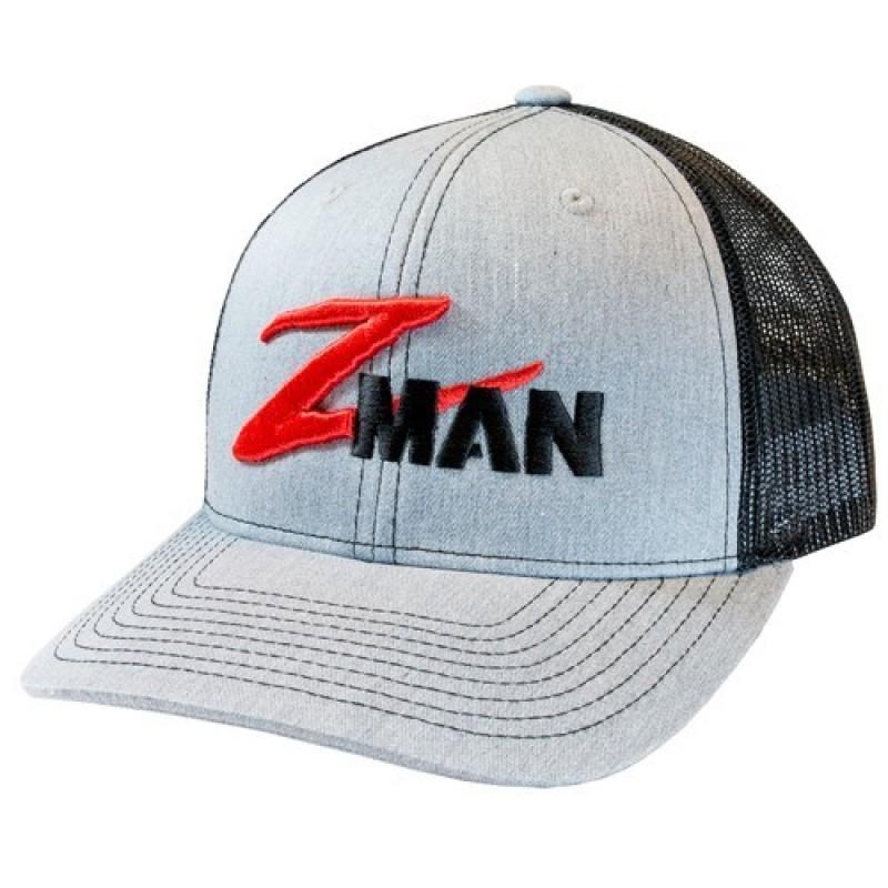 Z-Man Structured Trucker Gray-Black Hat